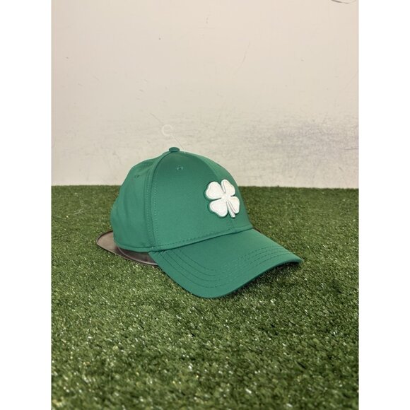 Black Clover hat cap fitted large L/XL green white lighweight breathable mens 3 - Picture 2 of 8